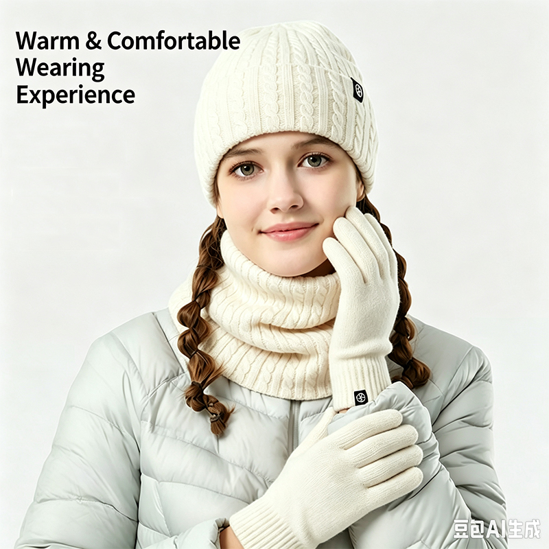 Man and Woman Fleece Lined Hat - огляд і ціна Wool Glove Lined