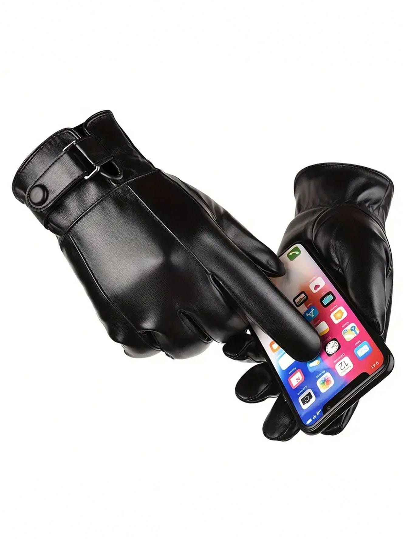 Men's Winter Warm Faux Leather - огляд і ціна Leather Driving Glove