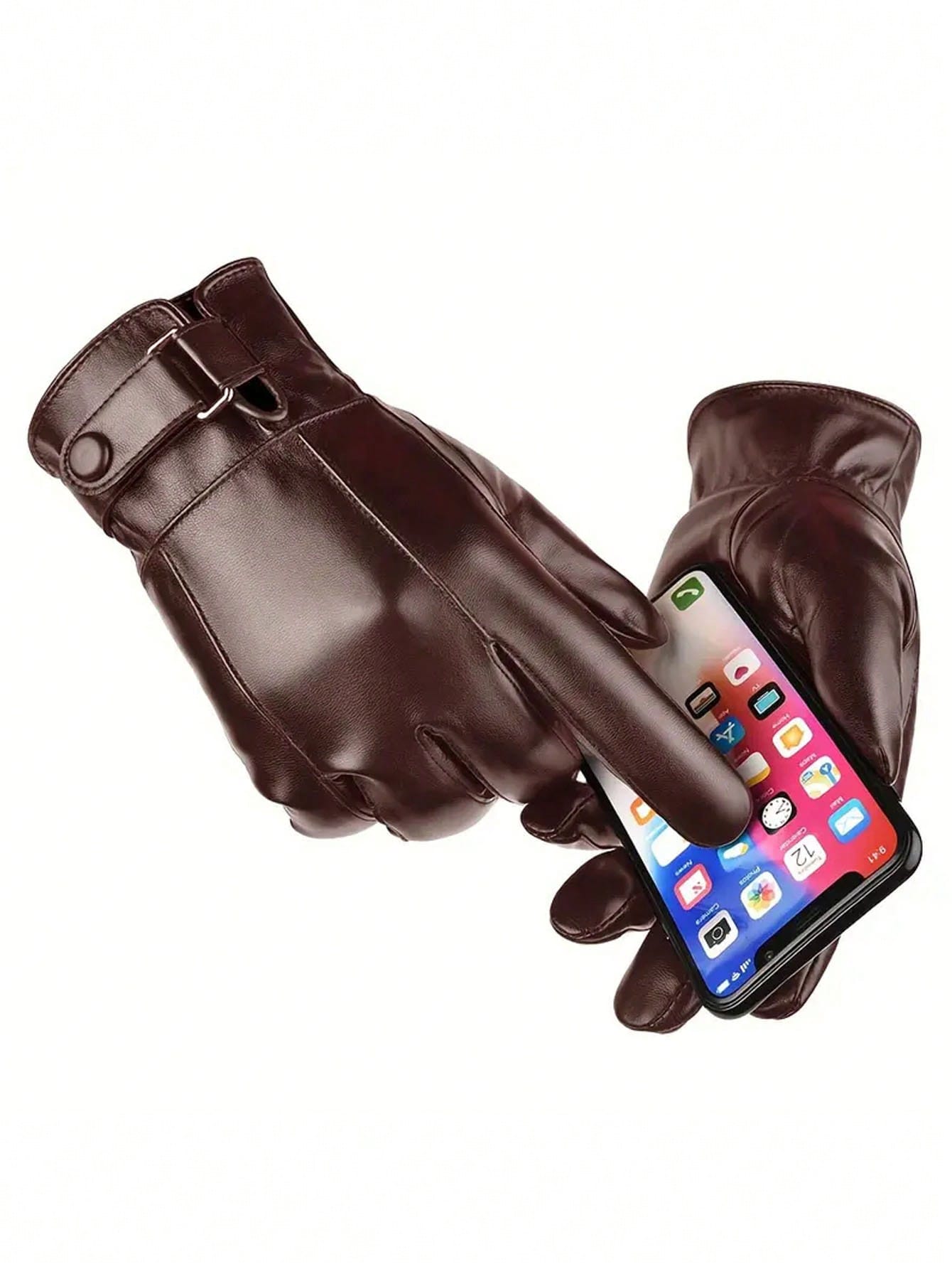 Men's Winter Warm Faux Leather - огляд і ціна Leather Driving Glove
