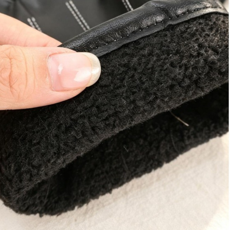 Thermal PU Leather Gloves Unis - огляд і ціна Leather Driving Glove