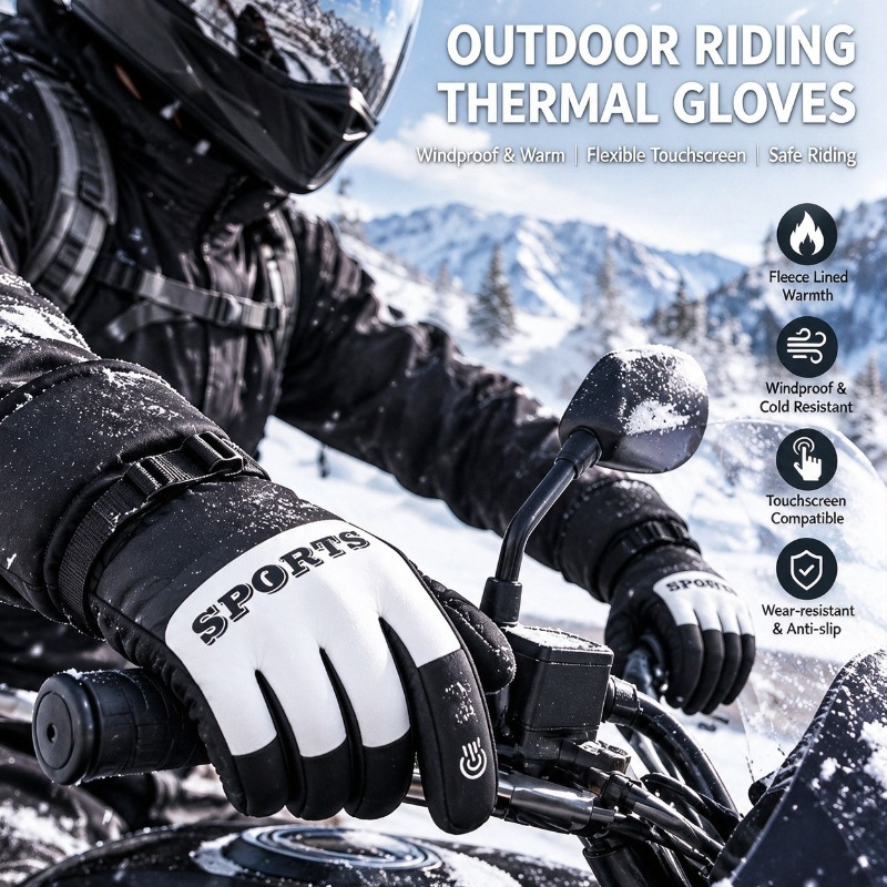 Winter Motorcycle Gloves Outdo - огляд і ціна Ski Glove Waterproof